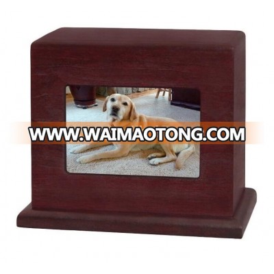 luxury custom wooden pet memorial urn for sale