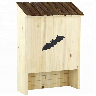 Factory customized natural double chamber bat house