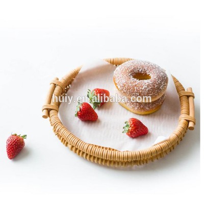 new design home storage rattan woven bread basket