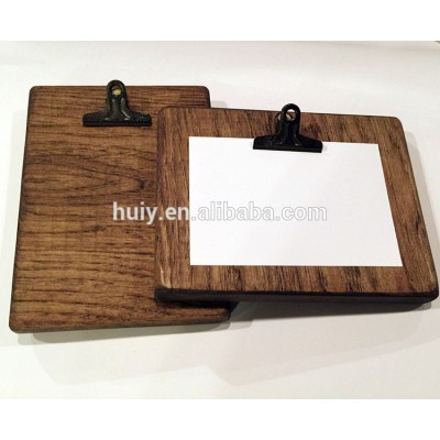 Solid Wood Rustic Decor Photo Clipboard Frame wooden picture frame