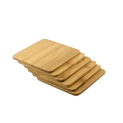 modern design table placemat square bamboo wooden coaster