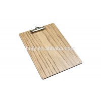 Restaurant A4 clipboard Rustic paulownia wood clipboard