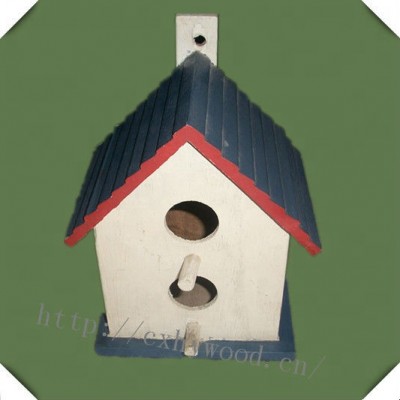 Chinese  Cheap Price Garden Small Bird House Outdoor Wood Bird House Model Bird Cage Wood for Sale