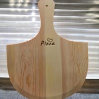 Natural Pine Wood Pizza Peel With Handle for Homemade Pizza and Bread Baking