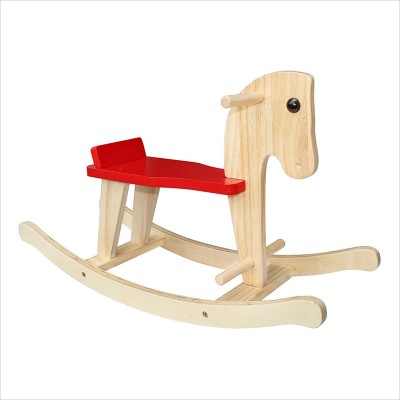 Cedar wooden horse for kids