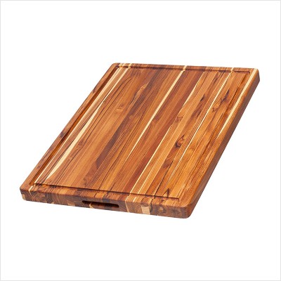 Acacia Rectangle Wooden Cutting Board With Hand Grip